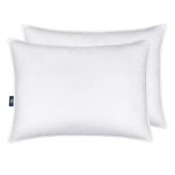 Serta PZW020AKGWHT Down Illusion Hypoallergenic Medium Density Down Alternative King Pillow (Set of 2)