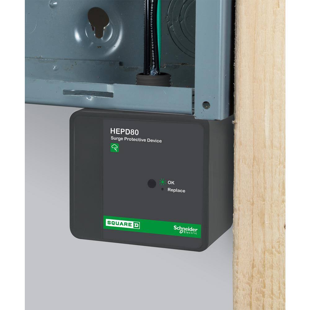 Square D HEPD80 80kA Universal Whole Home Surge Protection Device1