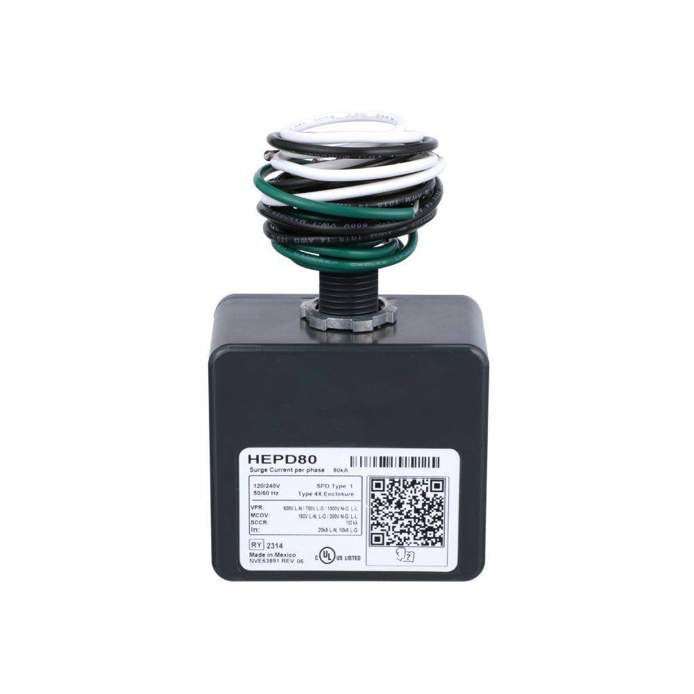 Square D HEPD80 80kA Universal Whole Home Surge Protection Device3
