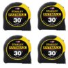 Stanley 33-730CP FATMAX 30 ft. x 1-1 4 in. Tape Measure (4 Pack)