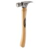 Stiletto FH10C 10 oz. Titanium Smooth Face Hammer with 14 1/2 in. Curved Hickory Handle