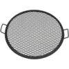 Sunnydaze SM-M24-INV 24 in. X-Marks Round Steel Fire Pit Cooking Grill Grate