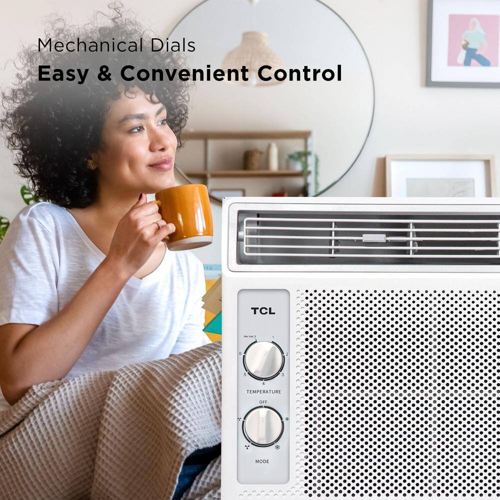 TCL H5W33M 5000 BTU Window Air Conditioner, 150 sq. ft., Easy-to-Use, Reusable Filter, Compact Design0