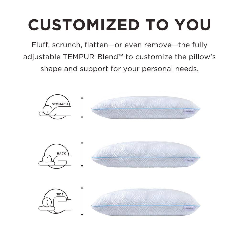 TEMPUR-PEDIC 153281P6 Tempur Cloud Adjustable Plus Cooling King Pillow7
