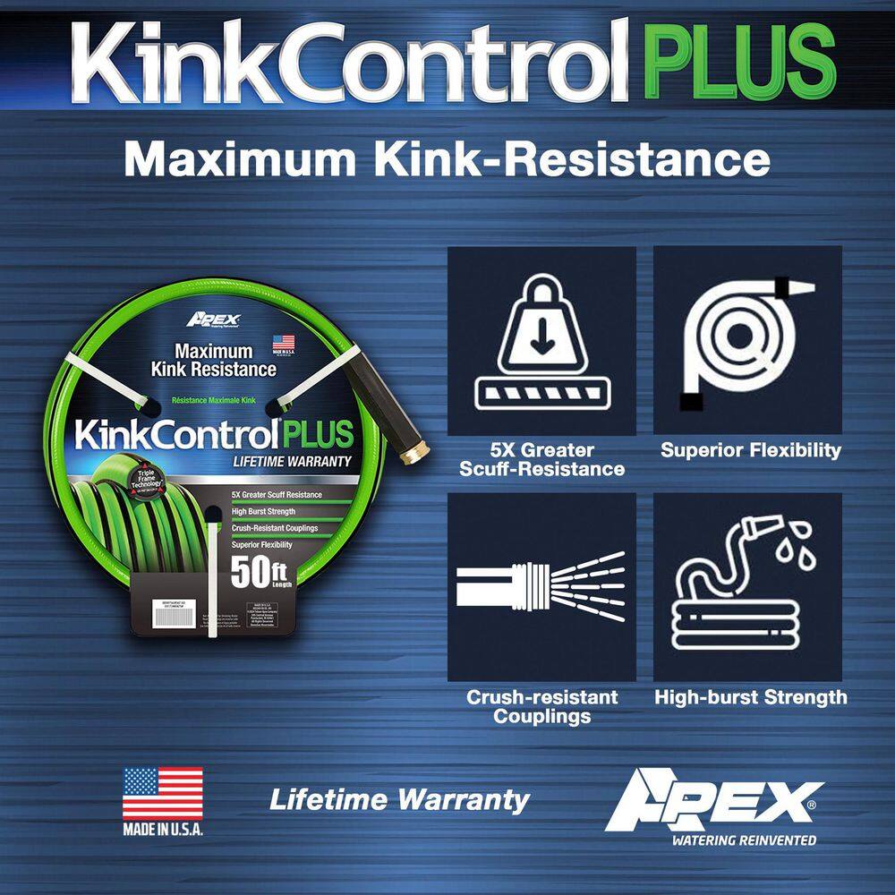 Teknor Apex 8567-100 Kink Control Plus Garden Hose 5 8 in. x 100 ft.1