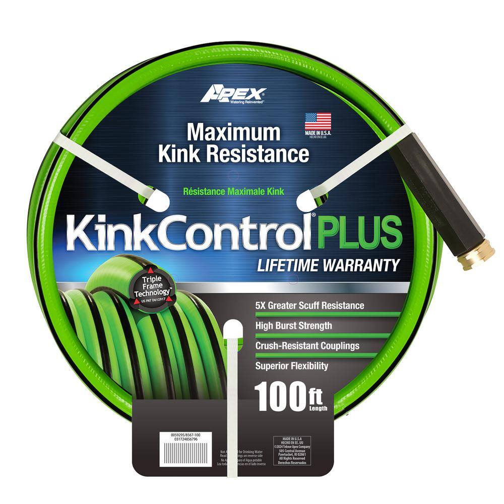 Teknor Apex 8567-100 Kink Control Plus Garden Hose 5 8 in. x 100 ft. Teknor Apex 8567-100 Kink Control Plus Garden Hose 5/8 in. x 100 ft.