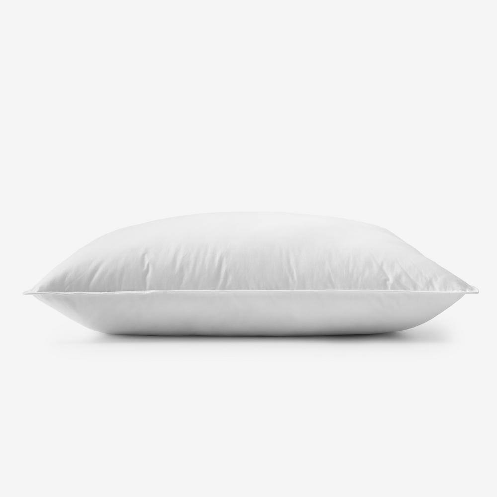 The Company Store 11209C-K-WHITE Lacrosse LoftAIRE Firm White King Pillow1