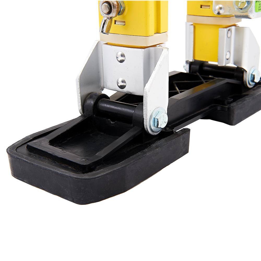 ToolPro TP02441 24 in. to 40 in. Magnesium Adjustable Drywall Stilts With Soft Straps4