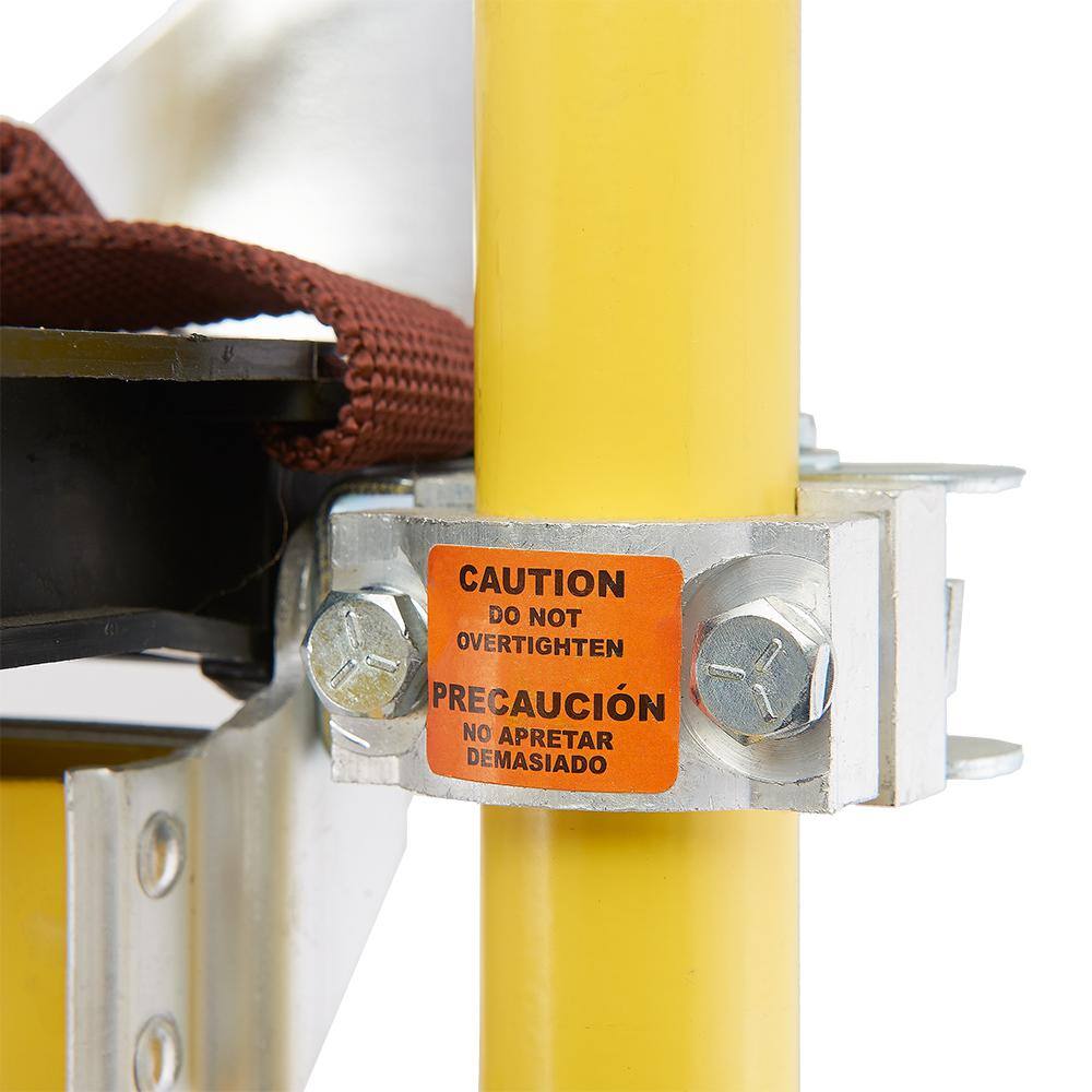 ToolPro TP02441 24 in. to 40 in. Magnesium Adjustable Drywall Stilts With Soft Straps6