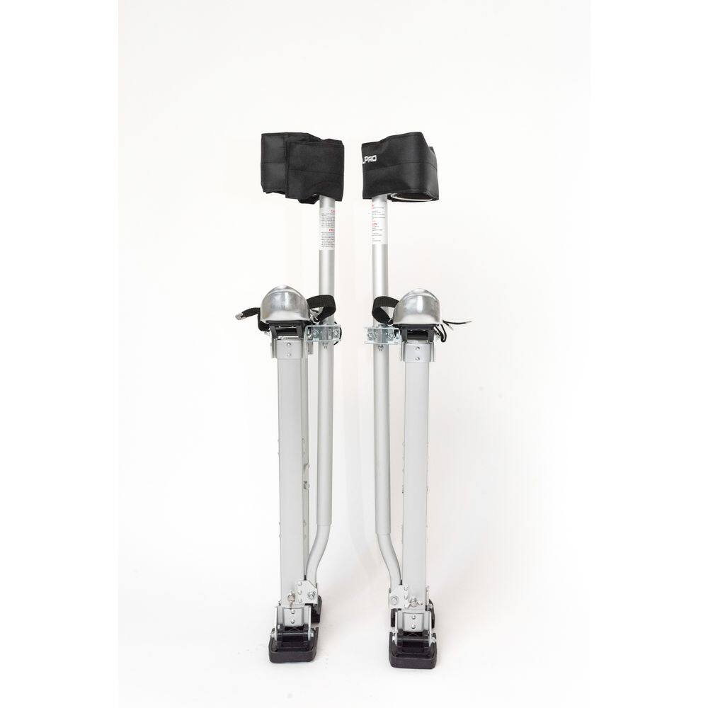 ToolPro TP72441 24 in. to 40 in. Aluminum Drywall Stilts with Soft Straps3