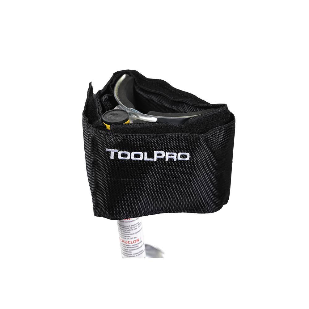 ToolPro TP72441 24 in. to 40 in. Aluminum Drywall Stilts with Soft Straps4