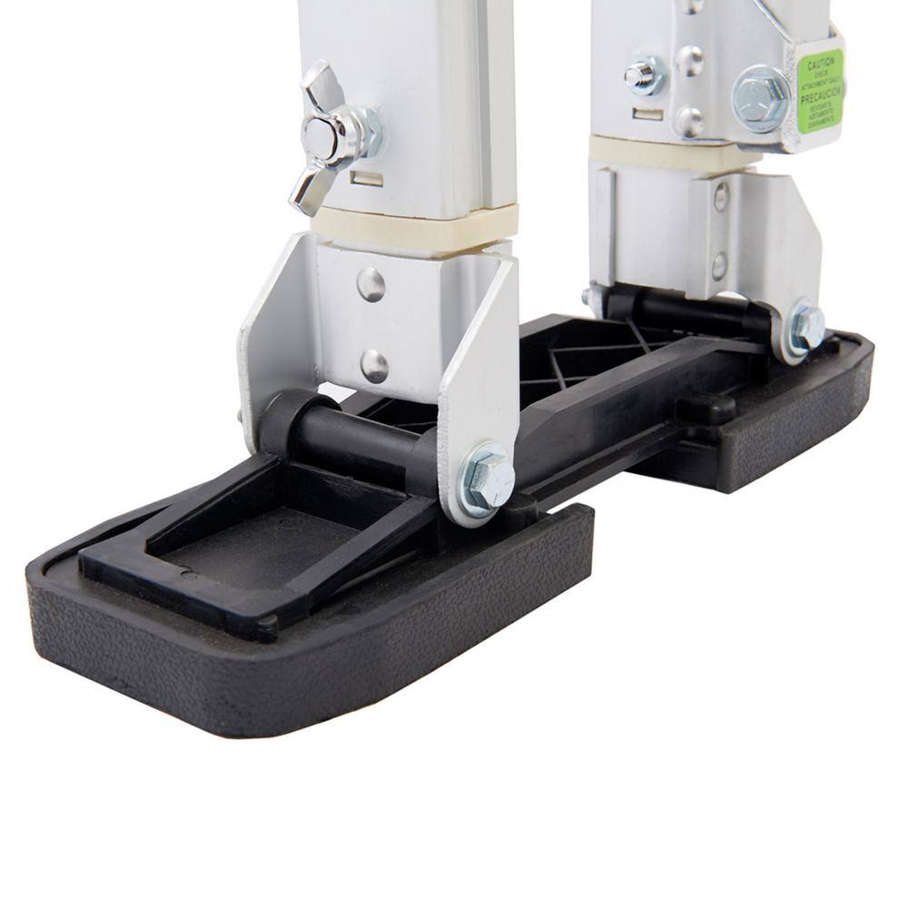 ToolPro TP72441 24 in. to 40 in. Aluminum Drywall Stilts with Soft Straps6