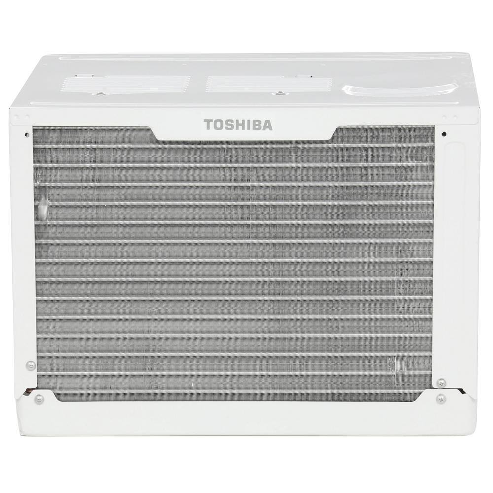 Toshiba WK0813CWRU 8,000 BTU 115-Volt Smart Wi-Fi Touch Control Window Air Conditioner with Remote for up to 350 sq. ft. in White0