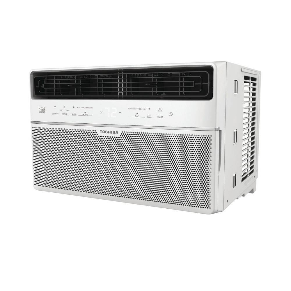 Toshiba WK0813CWRU 8,000 BTU 115-Volt Smart Wi-Fi Touch Control Window Air Conditioner with Remote for up to 350 sq. ft. in White11