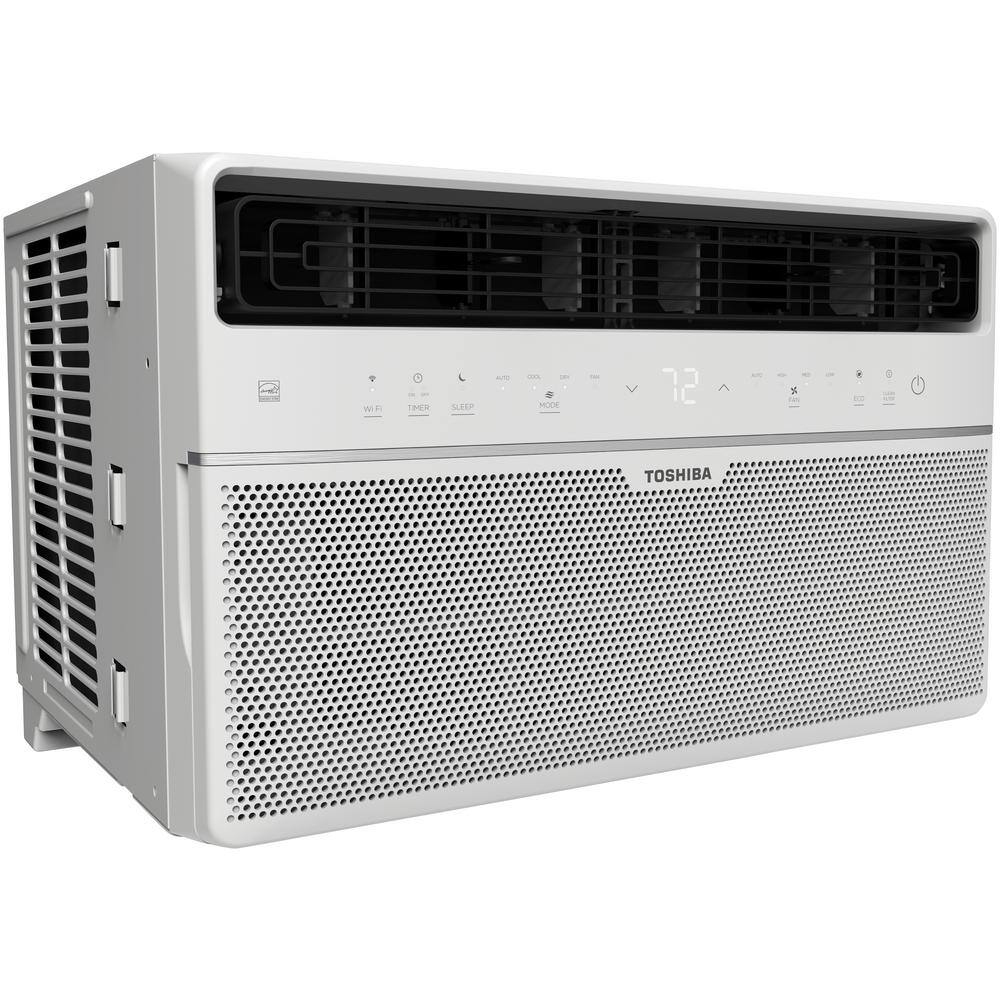 Toshiba WK0813CWRU 8,000 BTU 115-Volt Smart Wi-Fi Touch Control Window Air Conditioner with Remote for up to 350 sq. ft. in White5