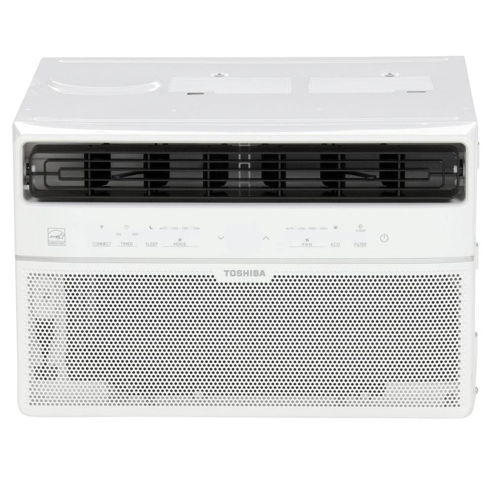 Toshiba WK0813CWRU 8,000 BTU 115-Volt Smart Wi-Fi Touch Control Window Air Conditioner with Remote for up to 350 sq. ft. in White8