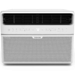 Toshiba WK1013CWRU 10,000 BTU 115-Volt Smart Wi-Fi Touch Control Window Air Conditioner with Remote for up to 450 sq. ft. in White