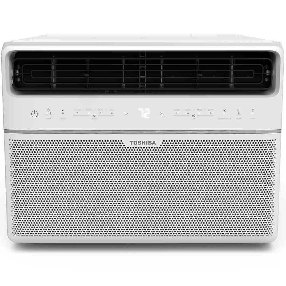 Toshiba WK1013CWRU 10,000 BTU 115-Volt Smart Wi-Fi Touch Control Window Air Conditioner with Remote for up to 450 sq. ft. in White Toshiba WK1013CWRU 10,000 BTU 115-Volt Smart Wi-Fi Touch Control Window Air Conditioner with Remote for up to 450 sq. ft. in White