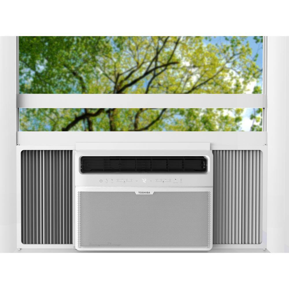 Toshiba WK1013CWRU 10,000 BTU 115-Volt Smart Wi-Fi Touch Control Window Air Conditioner with Remote for up to 450 sq. ft. in White1