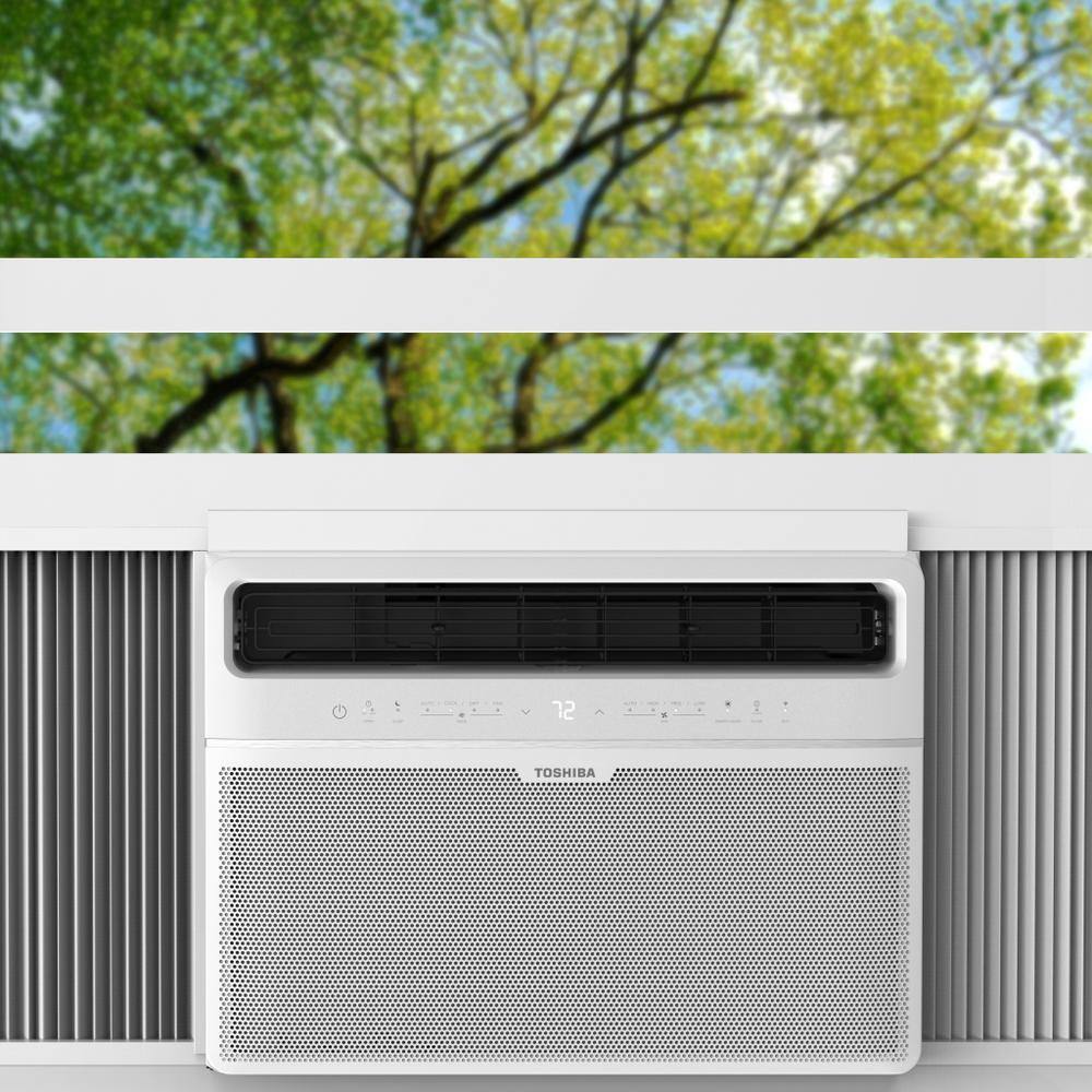 Toshiba WK1213CWRU 12,000 BTU 115-Volt Smart Wi-Fi Touch Control Window Air Conditioner with Remote for upto 550 sq. ft.1