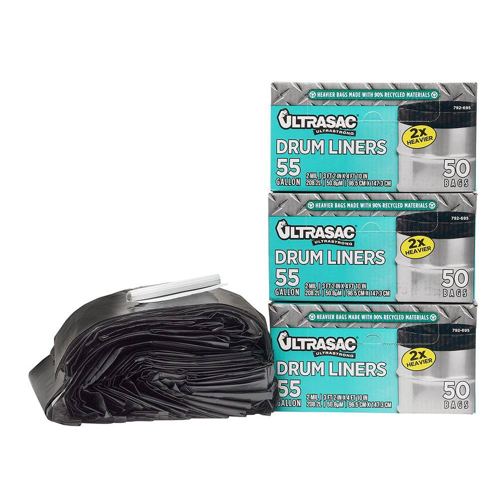 Ultrasac 55 Gal. Drum Liner Trash Bags (50-Count) (3-Pack)4