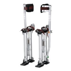 VEVOR Drywall Stilts 18 in. to 30 in. Adjustable Aluminum Tool Stilts Durable and Non-slip Work Stilts