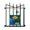 Vigoro 860350 Empire/Westbrook 28 in. Black Steel Decorative Garden Fence Gate