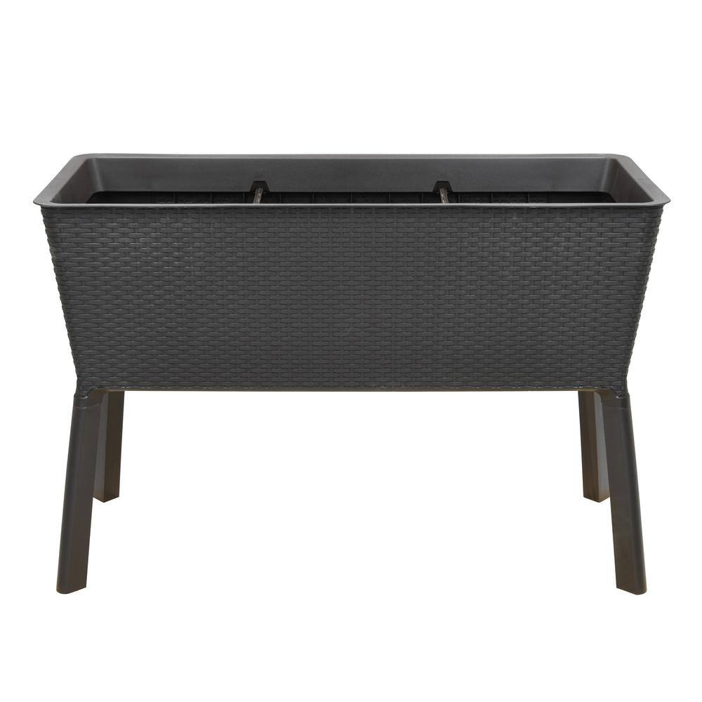 Vigoro 999-2201 44.5 in. W x 15.25 in. H Easy Grow Elevated Resin Garden Bed Large Vigoro 999-2201 44.5 in. W x 15.25 in. H Easy Grow Elevated Resin Garden Bed Large