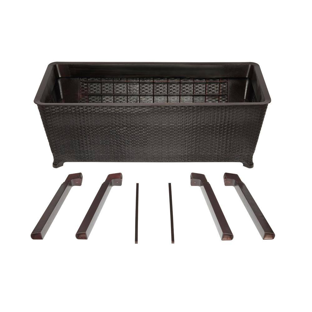 Vigoro 999-2201 44.5 in. W x 15.25 in. H Easy Grow Elevated Resin Garden Bed Large2
