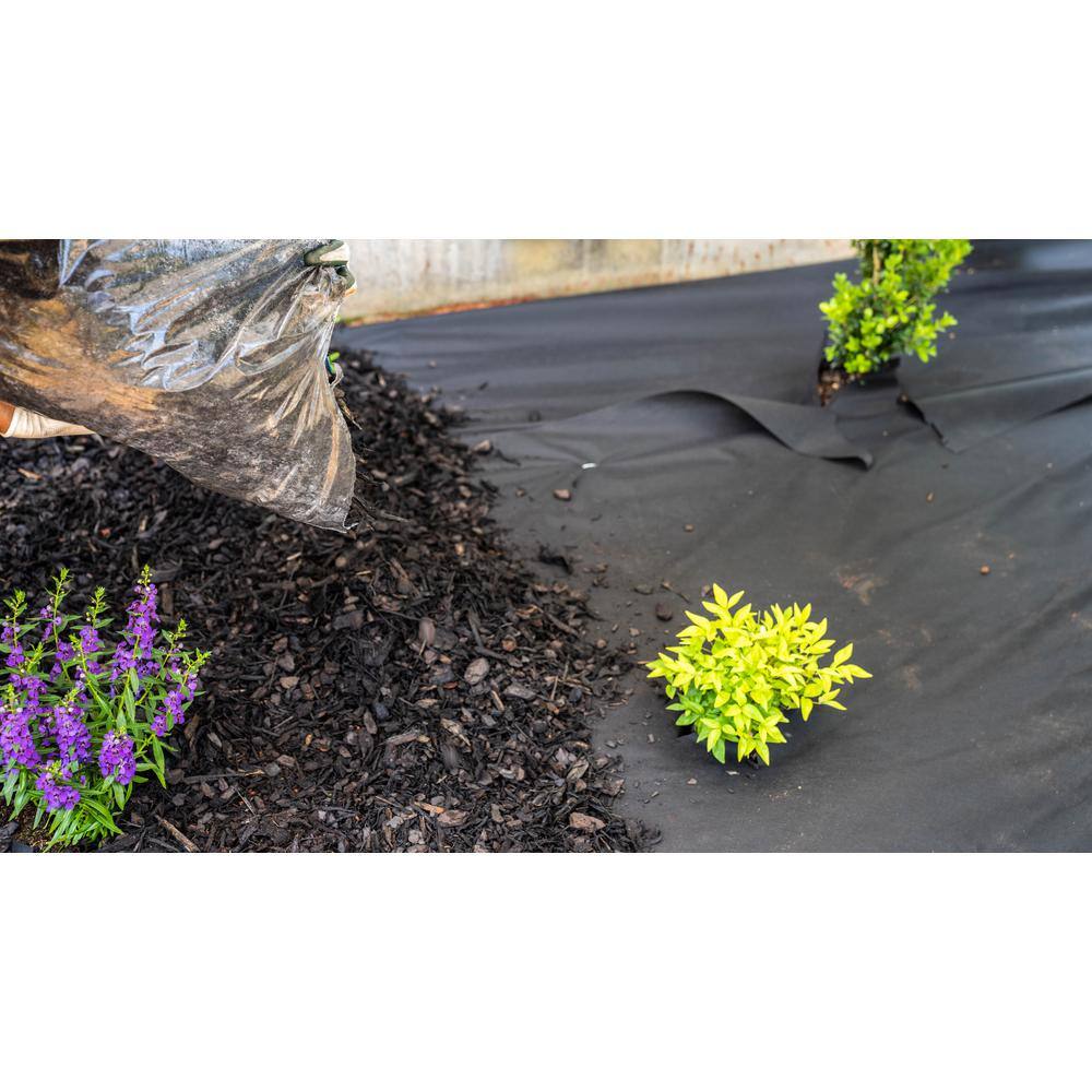 Vigoro NMV04100B 4 ft. x 100 ft. Medium Duty Weed Barrier Landscape Fabric0
