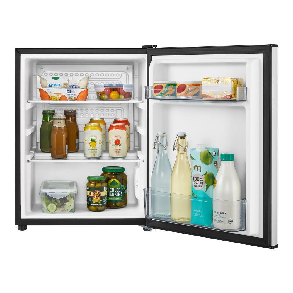 Vissani HVAR26GSE 2.6 cu. ft. Mini Refrigerator in Stainless Steel, ENERGY STAR`