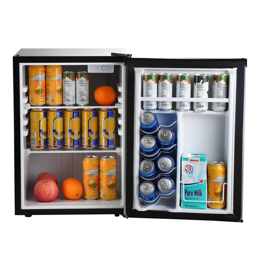Vissani HVAR26GSE 2.6 cu. ft. Mini Refrigerator in Stainless Steel, ENERGY STAR0