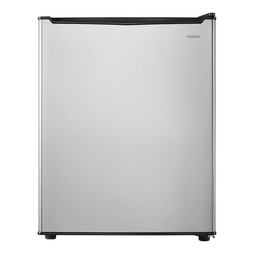 Vissani HVAR26GSE 2.6 cu. ft. Mini Refrigerator in Stainless Steel, ENERGY STAR7