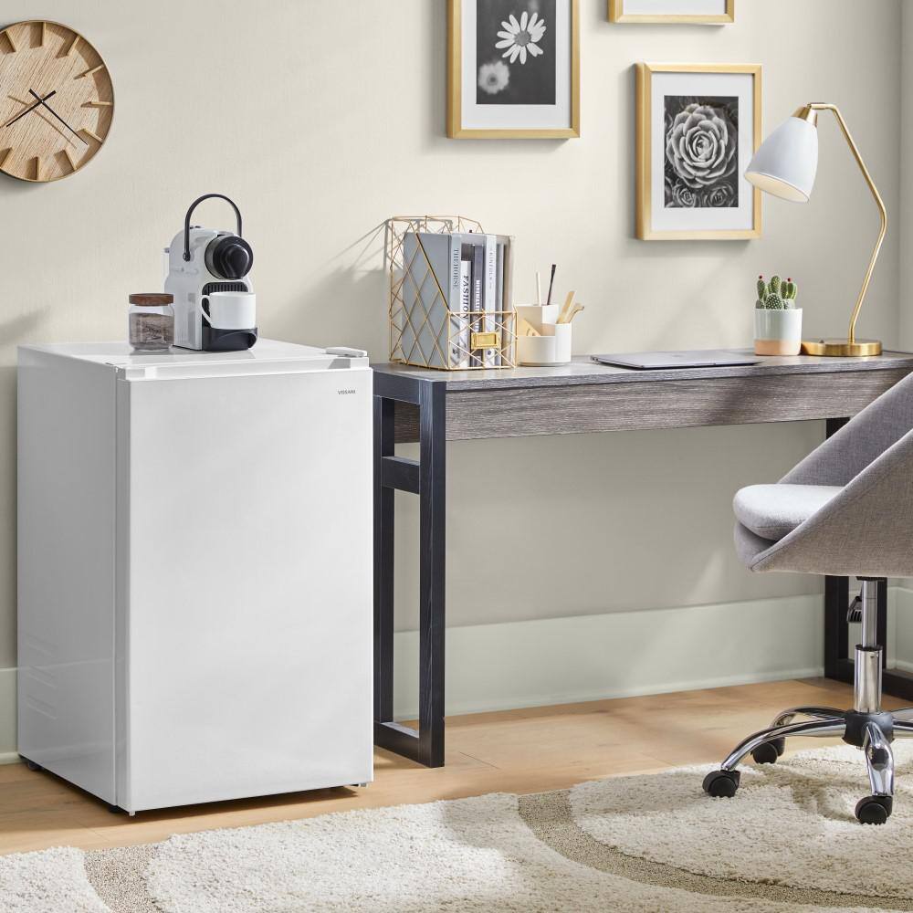 Vissani HVAR43GWE 4.3 cu. ft. Mini Refrigerator in White, ENERGY STAR2