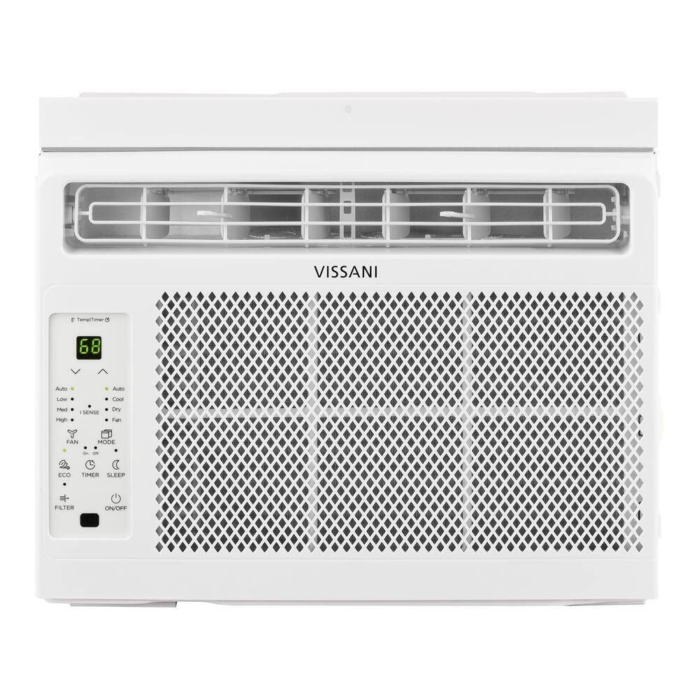 Vissani VAW05R1AWT 5,000 BTU 115-Volt Window Air Conditioner for 150 sq. ft. Rooms in White Vissani VAW05R1AWT 5,000 BTU 115-Volt Window Air Conditioner for 150 sq. ft. Rooms in White