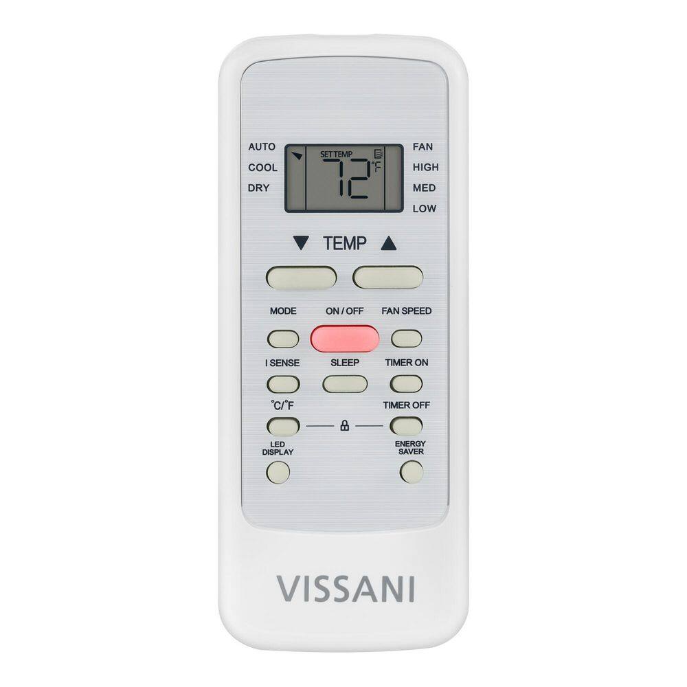 Vissani VAW10R1AWTS 10,000-BTU 115-Volt Window Air Conditioner for 450 sq. ft. Rooms in White, Powered by Hubspace5