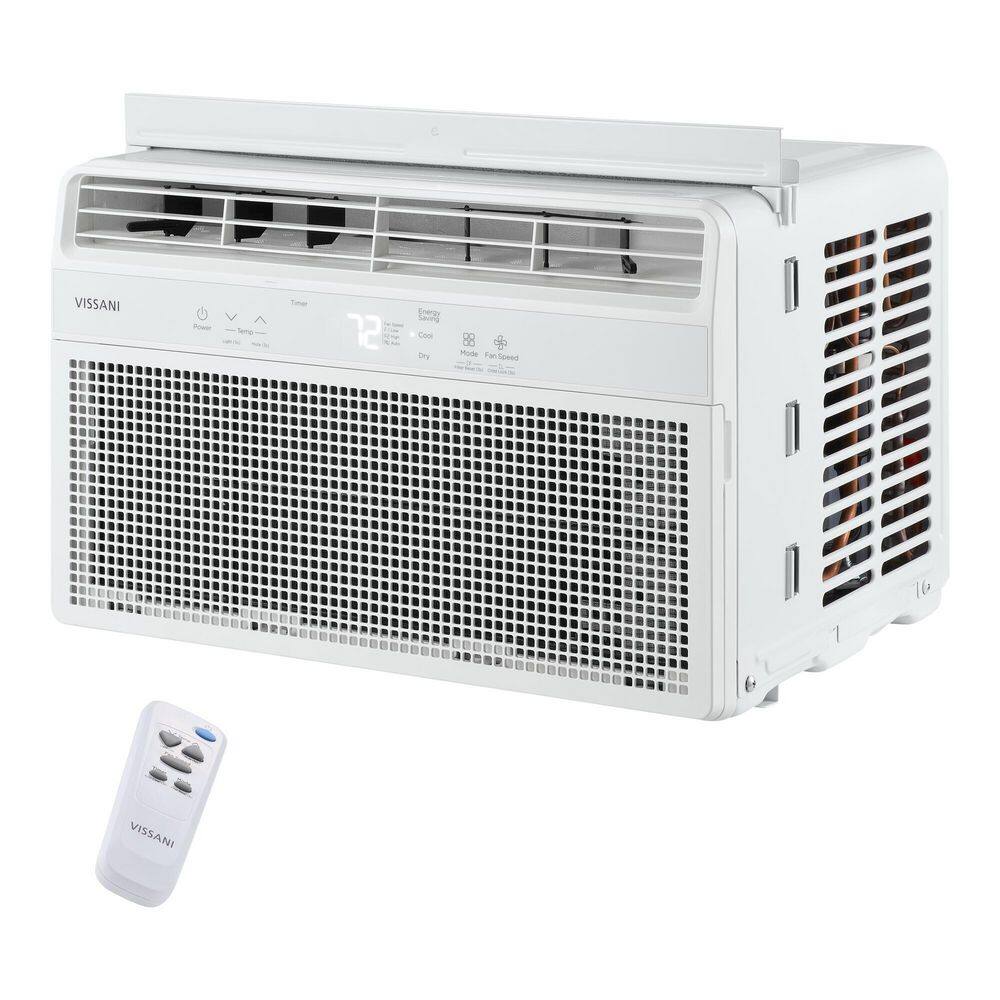 Vissani VW5025R 5,000 BTU 115-Volt Window Air Conditioner 150 sq. ft. Rooms with Remote in White0