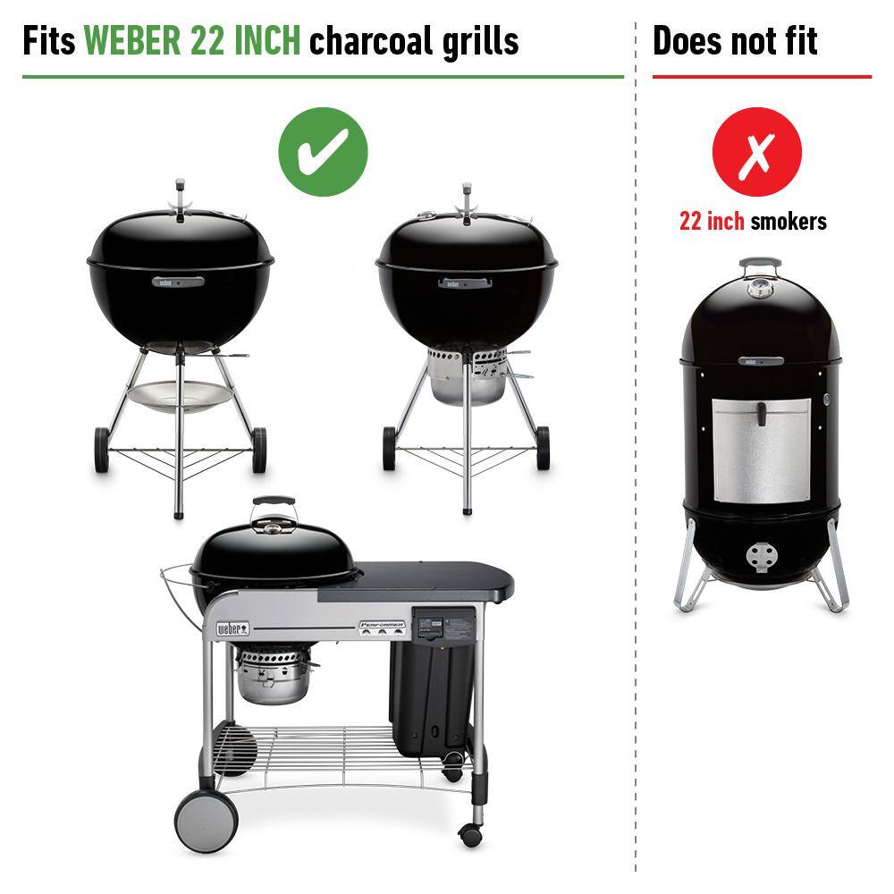 Weber 7436 Hinged Replacement Cooking Grate for 22-1 2 in. One-Touch, Performer, Bar-B-Kettle & Master-Touch Charcoal Grill7