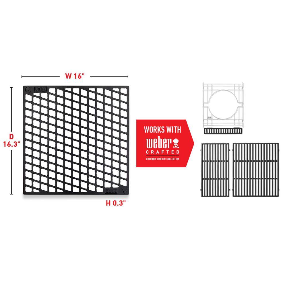 Weber 7670 Crafted Dual-Sided Sear Grate12