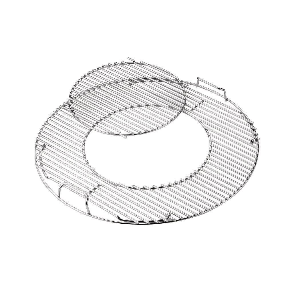 Weber 8835 Hinged Replacement Cooking Grate with Removable Center for 22-1 2 in. Charcoal Grill Weber 8835 Hinged Replacement Cooking Grate with Removable Center for 22-1/2 in. Charcoal Grill