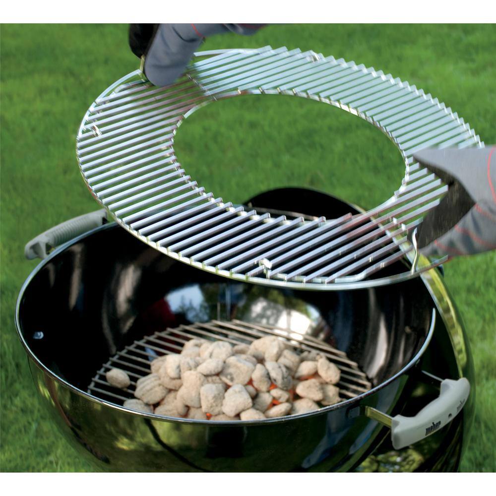 Weber 8835 Hinged Replacement Cooking Grate with Removable Center for 22-1 2 in. Charcoal Grill11