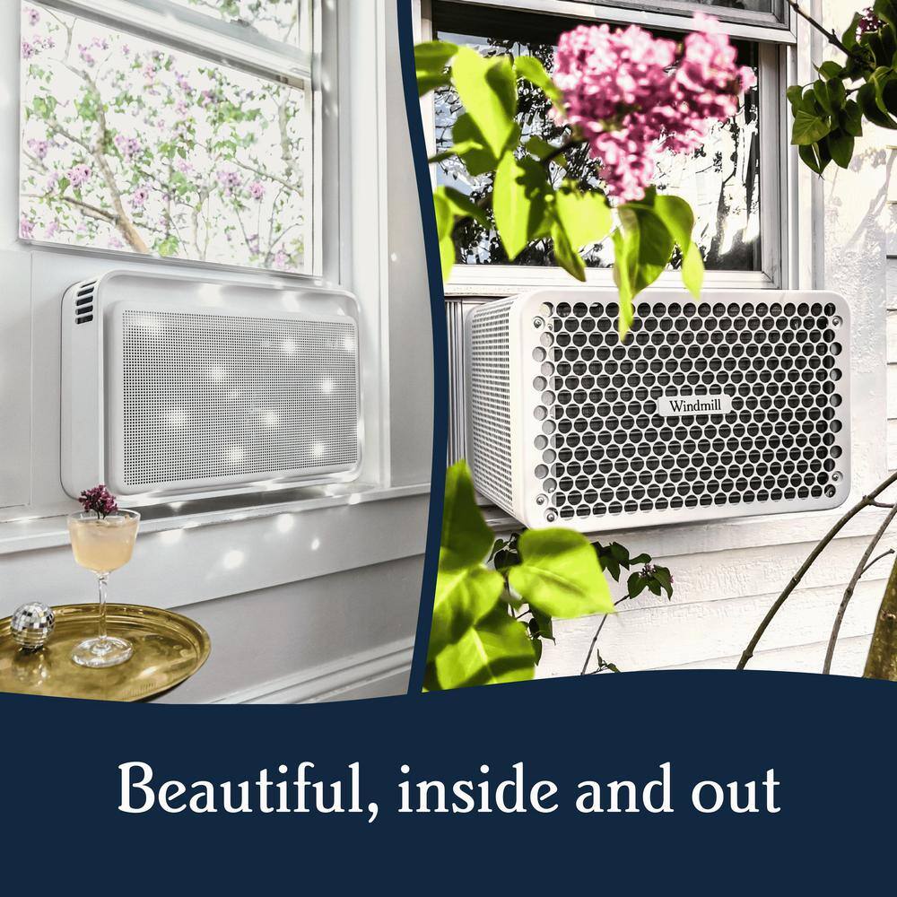 Windmill 08W2Wi 8,000 BTU 115-Volts QUIET Smart Inverter Window Air Conditioner, Wi-Fi Remote, #1 Install, up to 350 sq ft. Energy Star4