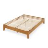 Zinus SPI-APDW-12F Brown Deluxe Wood Frame 12 in. Full Platform Bed with Easy Assembly