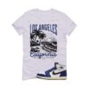 Jordan 1 Rare Air Deep Royal Blue White T-Shirt (Los Angeles) DZ5485-100