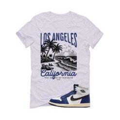 Jordan 1 Rare Air Deep Royal Blue White T-Shirt (Los Angeles) DZ5485-100