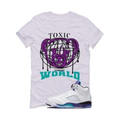 Jordan 5 OG Grape White T-Shirt (Toxic World) HQ7978-100