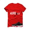 Jordan 11 Low Bred Red T-Shirt (Millionaire Mindset) FV5104-006