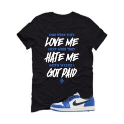 Jordan 1 Low OG Game Royal Black T-Shirt (Paid) CZ0790-140