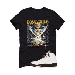 Jordan 5 Earth/Metallic Gold Black T-Shirt (Holy Child) DD9336-200