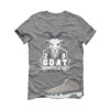 Jordan 9 Cool Grey Grey T-Shirt (GOAT 23) HV4794-011